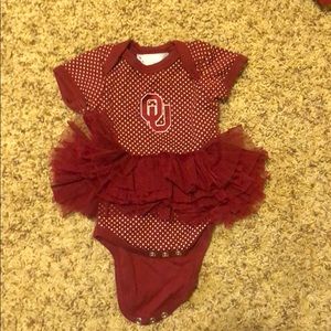 OU University of Oklahoma tutu onesie